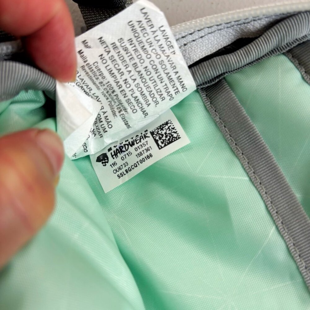 MOUNTAIN HARDWEAR Agami 27L Backpack Gray Mint Green Womens Daypack Hiking Camp - Picture 16 of 16